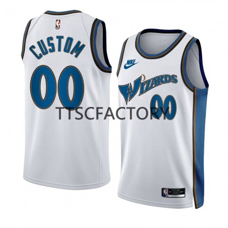 Canotte Uomo Washington Wizards Personalizzate Nike 2022-23 Classic Edition Bianco Swingman